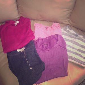 Soft long sleeve shirt bundle